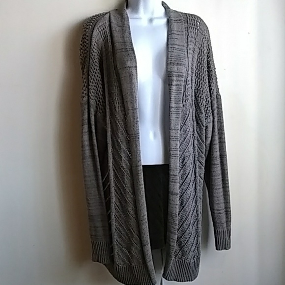 Leo & Nicole Sweaters - Leo & Nicole Sweater/Cardigan XXL Gray